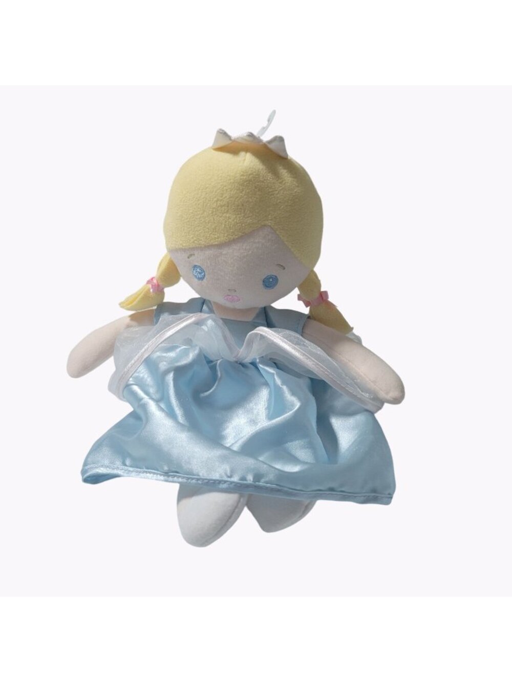 Baby Ganz Sweet & Simple Princess Doll 12 inch Plush Blue Dress Stuffed Animal